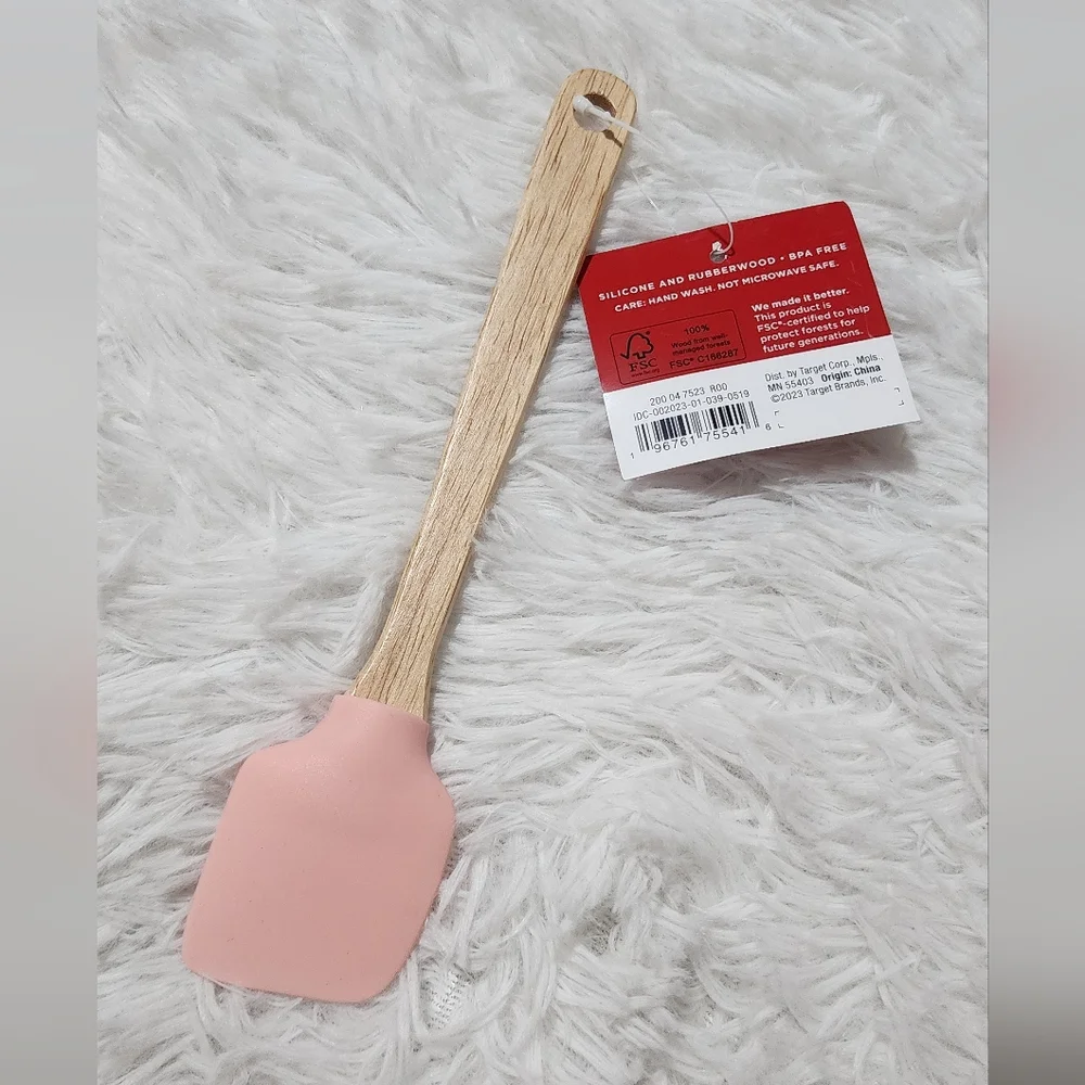 Wondershop Silicone & RubberWood Mini Spatula | BPA Free | FSC Certified